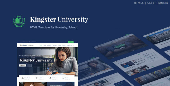 Kingster - Education HTML Template