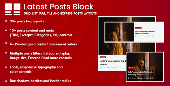 Latest Posts Block - A Collection of Beautiful WordPress Posts Gutenberg Blocks