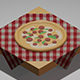 Low Poly Pizza w/Camera & Lighting Scene - 3DOcean Item for Sale
