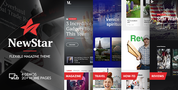 NewStar - Magazine & News WordPress Theme