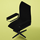 Low Poly Computer Chair w/Camera & Lighting Scene - 3DOcean Item for Sale