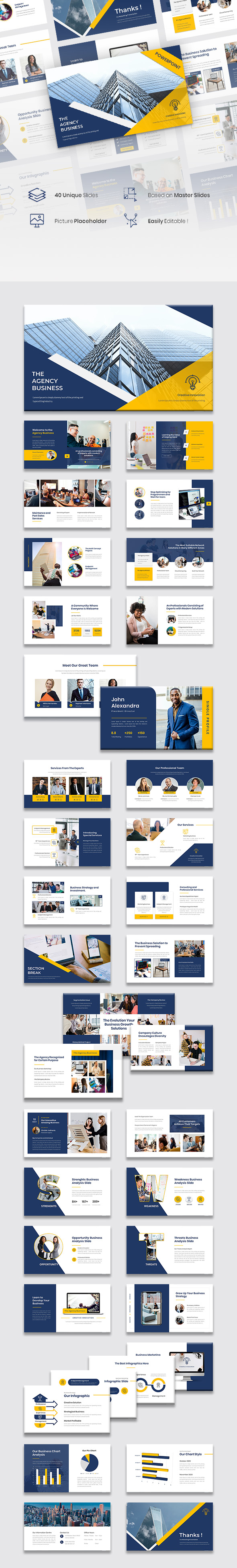 The Agency – Business Powerpoint Template