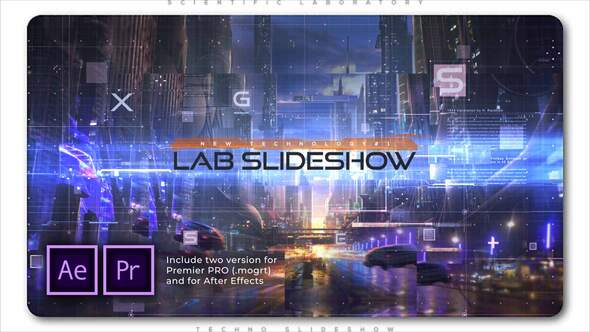 Scientific Laboratory Techno Slideshow