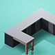 Low Poly Work Surfaces w/Camera & Lighting Scene - 3DOcean Item for Sale
