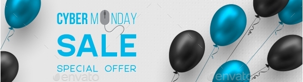 Cyber Monday Sale Poster or Banner.