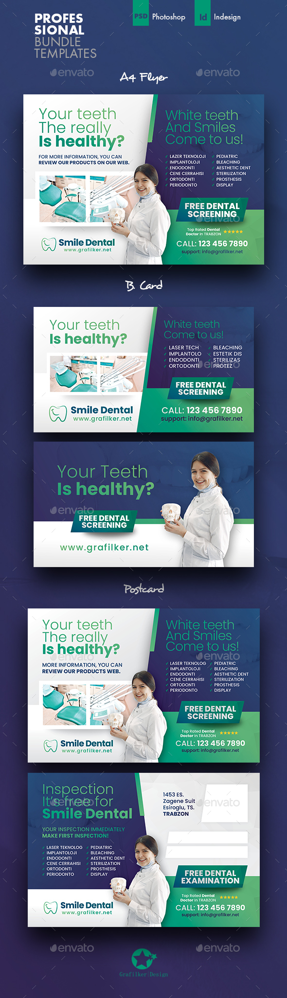 Dental Service Bundle Templates