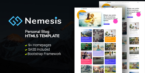 Nemesis | Blog HTML5 Template