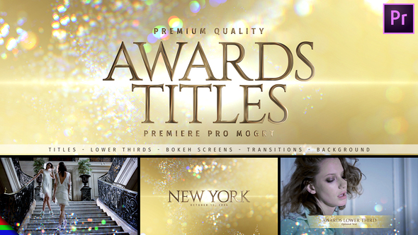 Awards Glitter Titles