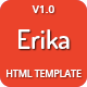 Erika - HTML Template For Online Portfolio, CV And Resume Websites - ThemeForest Item for Sale