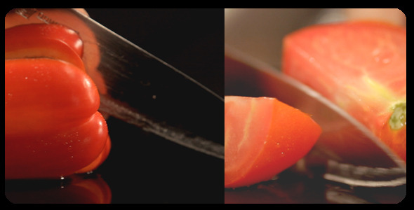 Cutting Fresh Vegetables Set