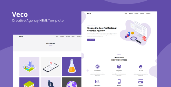 Veco - Creative Agency HTML Template