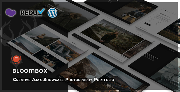 Bloombox – Ajax Showcase Photography WordPress Theme