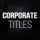 Corporate Titles - VideoHive Item for Sale