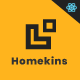 Homekins - React Interactive Interior Template - ThemeForest Item for Sale