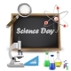 Science Day Text Over Chalkboard - GraphicRiver Item for Sale