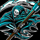 Grim Rapier Esport Logo Gaming template - GraphicRiver Item for Sale