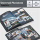 Universal Photobook Template Black A4 - GraphicRiver Item for Sale