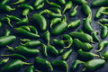Green Jalapeno Peppers on Concrete Background - PhotoDune Item for Sale