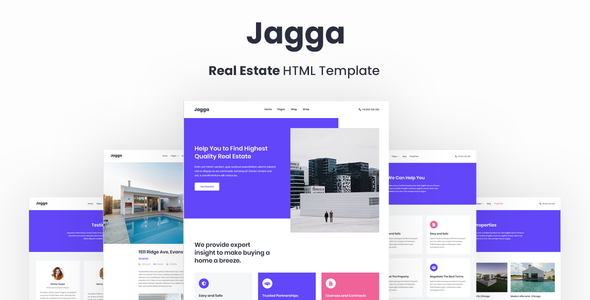 Jagga – Real Estate HTML Template