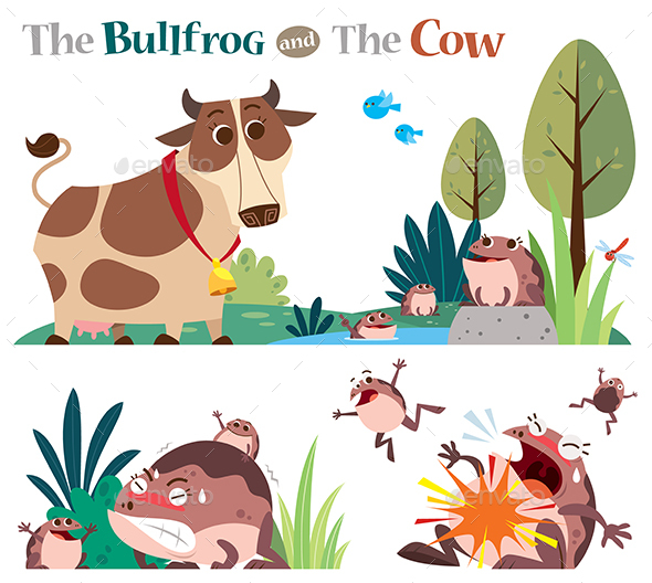 The Bullfrog and the Cow