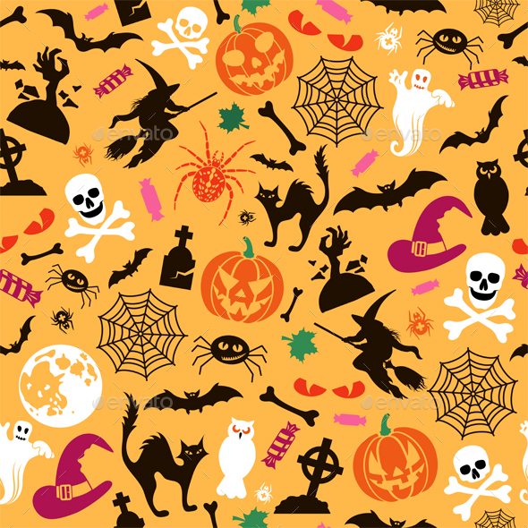 Seamless Halloween Pattern