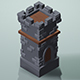 Low Poly Tower w/Camera & Lighting Scene - 3DOcean Item for Sale