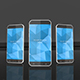 Black Smartphones Mock Up Set - GraphicRiver Item for Sale