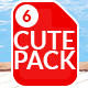 Children's Cutesy Pack 6