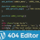 404 Page Editor for WordPress - CodeCanyon Item for Sale