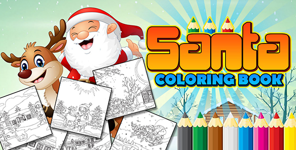 Santa Coloring Book App (CAPX | HTML5 | Cordova)