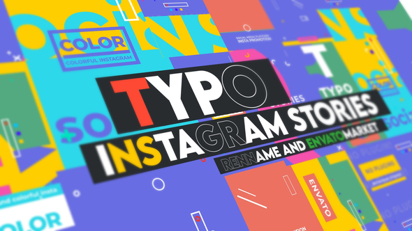 Typographic Instagram Stories Vol 0.1