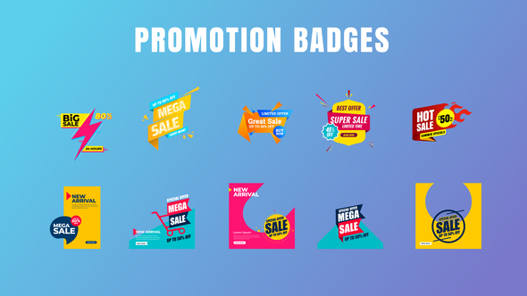 Badges Sale Promo V20