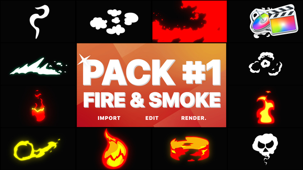 Fire And Smoke Pack 01 | FCPX