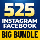 525 Instagram & Facebook Big Banner Bundle - GraphicRiver Item for Sale