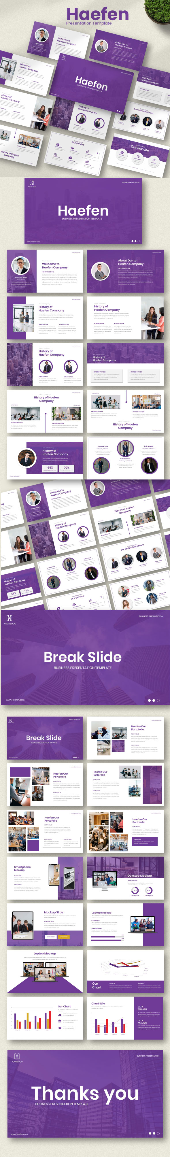 Haefen Busines Keynote Template