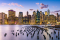 New York City, USA city skyline on the East River - PhotoDune Item for Sale