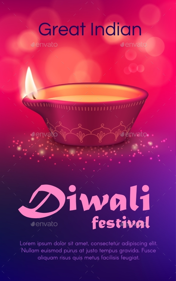Diwali Diya Lamp, Indian Festival of Light