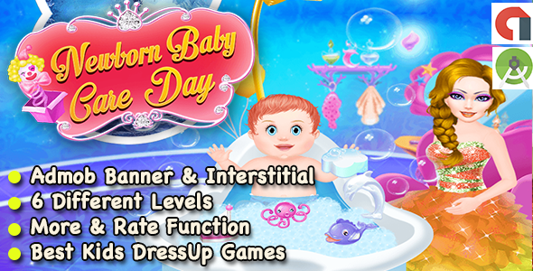 Best New Baby Born Care Day Game For Kids + Ready For Publish + Android