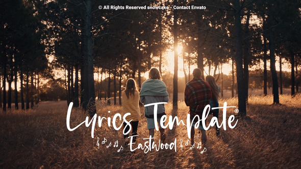 Lyrics Template Eastwood