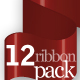 12 Ribbon Package (suitable 960 Grid System) - GraphicRiver Item for Sale