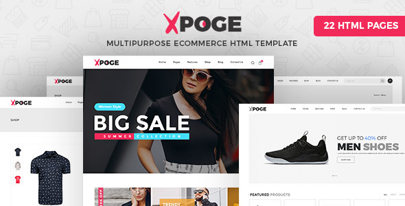 Xpoge | Multipurpose eCommerce HTML Template