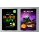 Halloween Party Flyer Set Vector - GraphicRiver Item for Sale