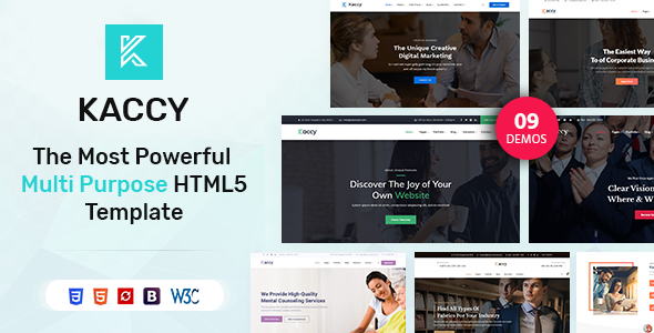 Kaccy - Services Multi-Purpose HTML Template