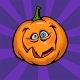 Happy Halloween Pumpkin Cartoon Face - GraphicRiver Item for Sale