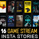 16 Game Stream Instagram Stories - VideoHive Item for Sale
