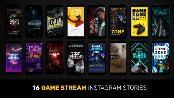 16 Game Stream Instagram Stories