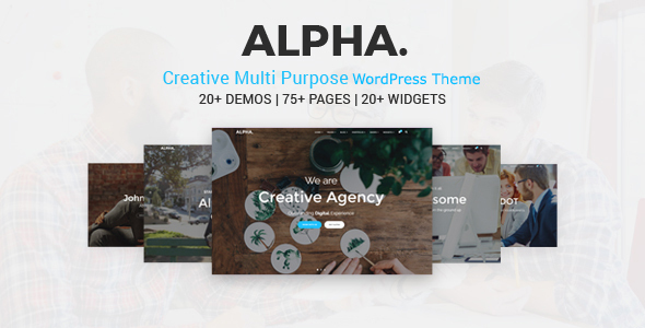 Alpha Dot – Multi Purpose WordPress Theme