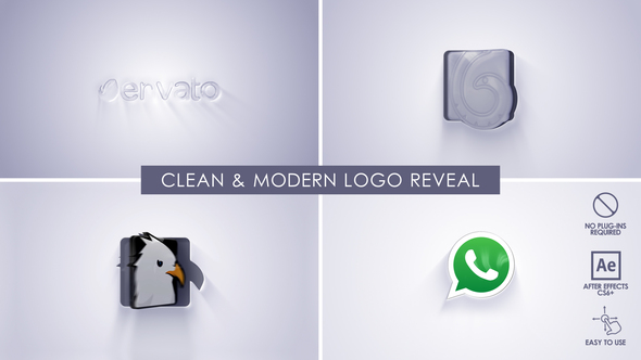 Clean & Modern Logo Reveal
