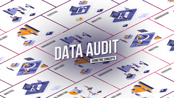 Data audit - Isometric Concept