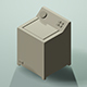 Low Poly Washing Machine w/Camera & Lighting Scene - 3DOcean Item for Sale